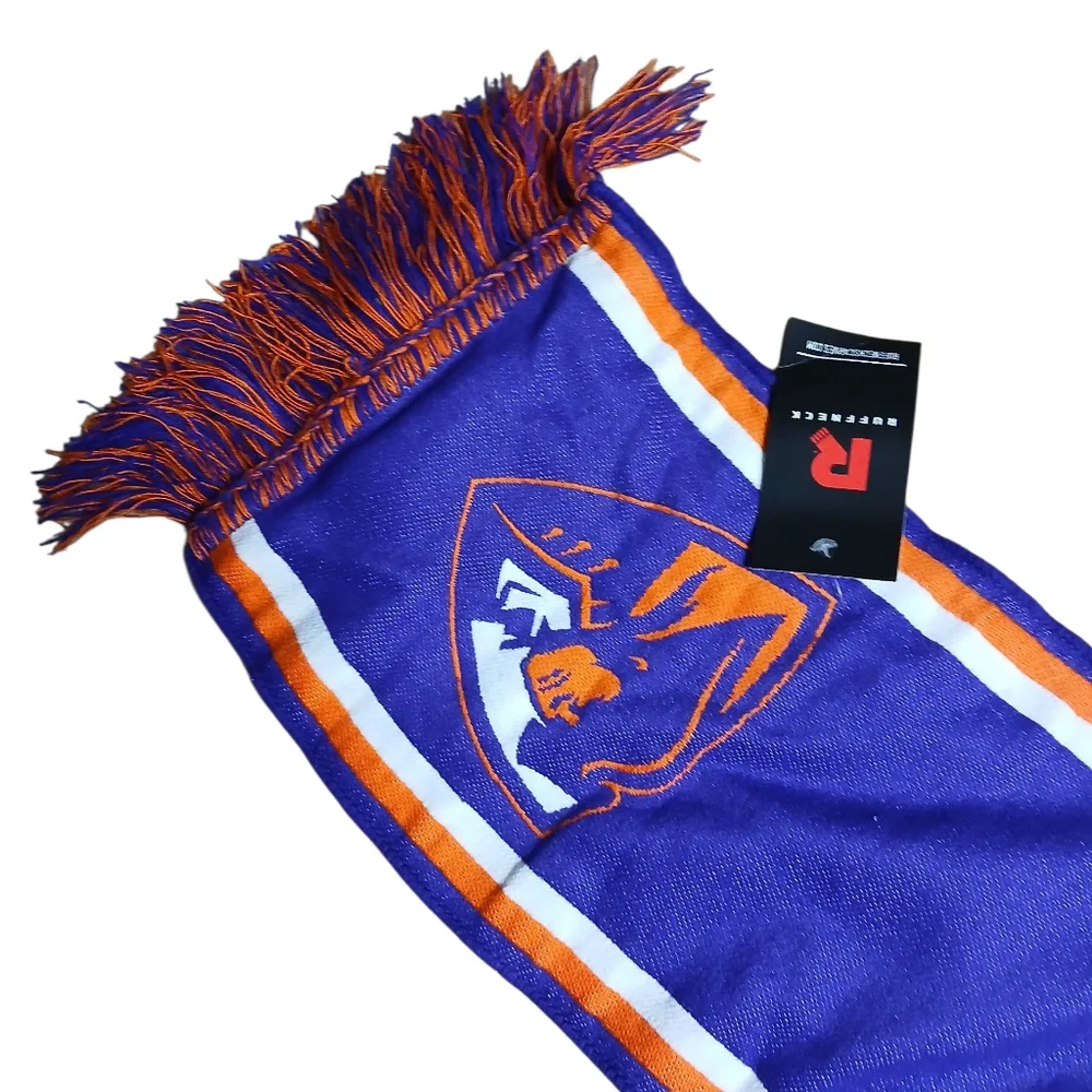 Hobart Soccer Scarf in Purple and Orange